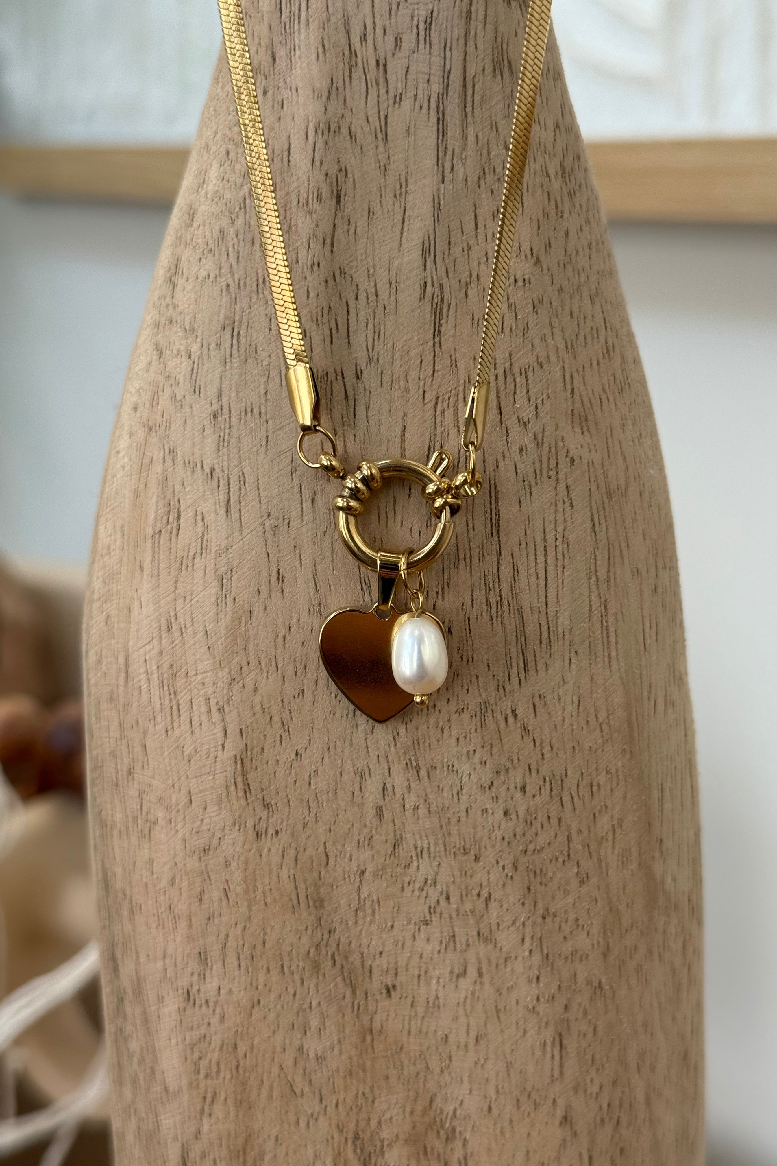 Heart of Gold Pendant Necklace