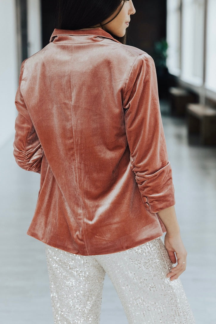 Owen Velvet Blazer - FINAL SALE