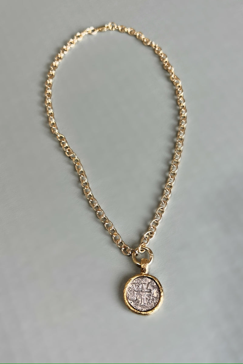 Arabella Vintage Coin Necklace