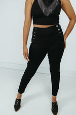 Kinsey Button Skinny Jeans