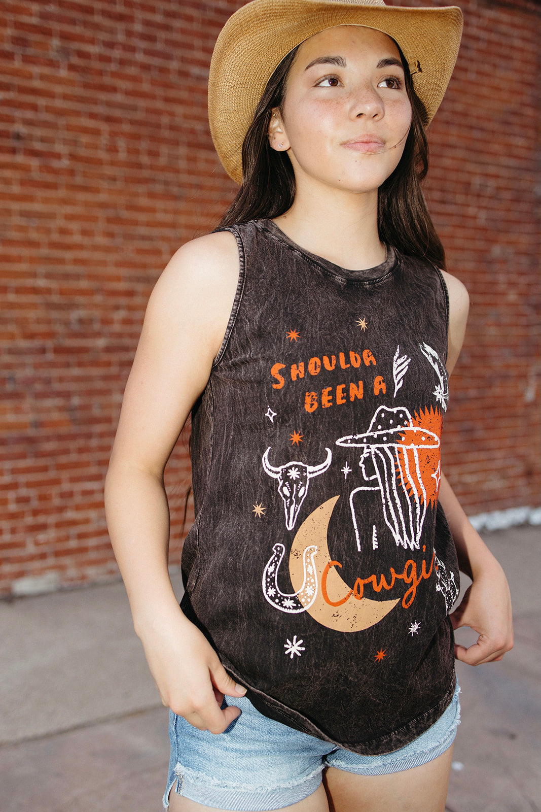 Shoulda Been a Cowgirl Tank Top - FINAL SALE
