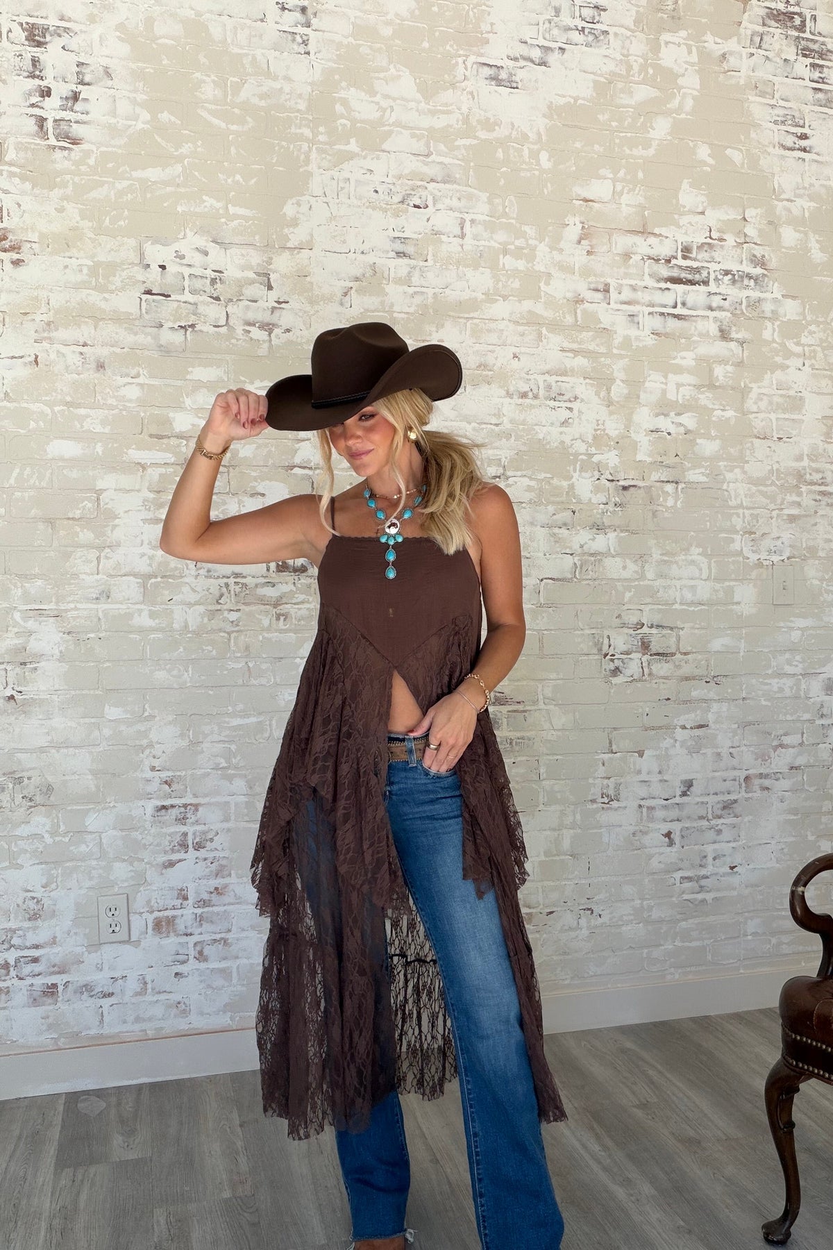 Trouble In Texas Lace Cami