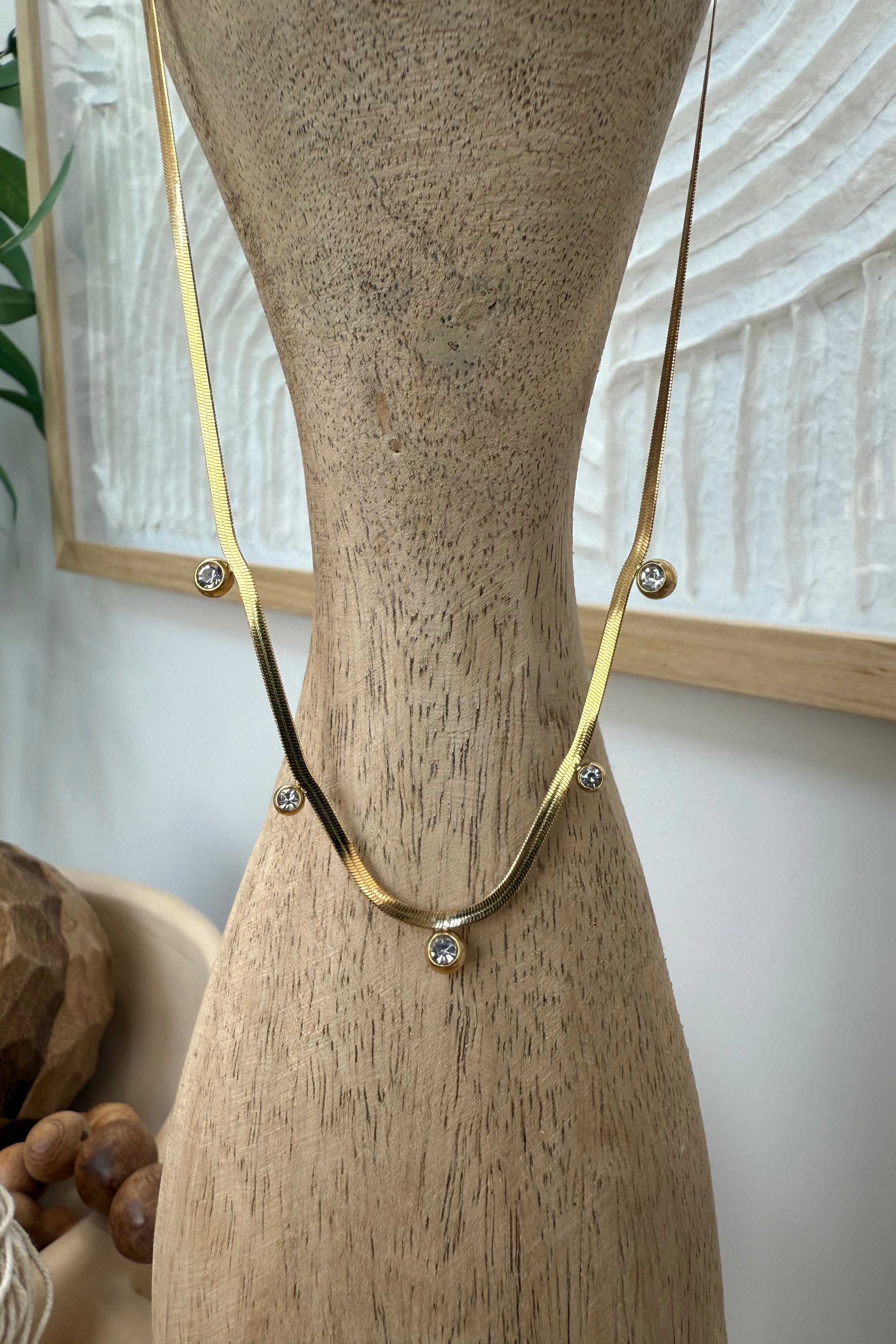 Starbound Herringbone Necklace