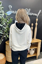 Ivory Hoodie Pullover