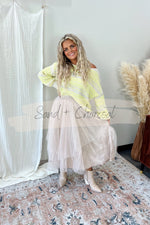 Selena Tulle Midi Skirt