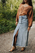 Josette Denim Maxi Skirt