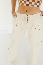 Romy Low Rise Cargo Jeans