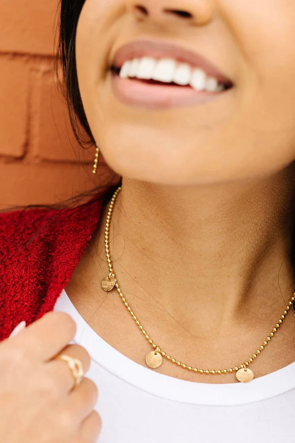 Twisted Silver Spot Chain Choker