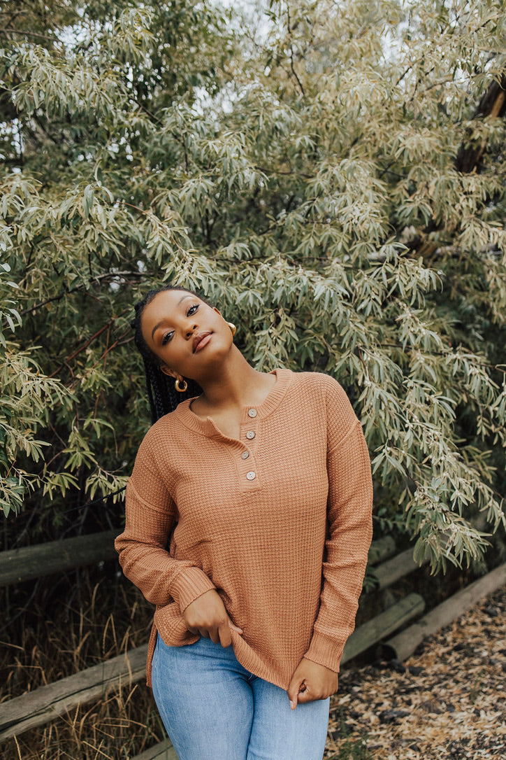 Hazel Henley Knit Sweater