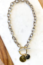 Twisted Silver Capture Necklace