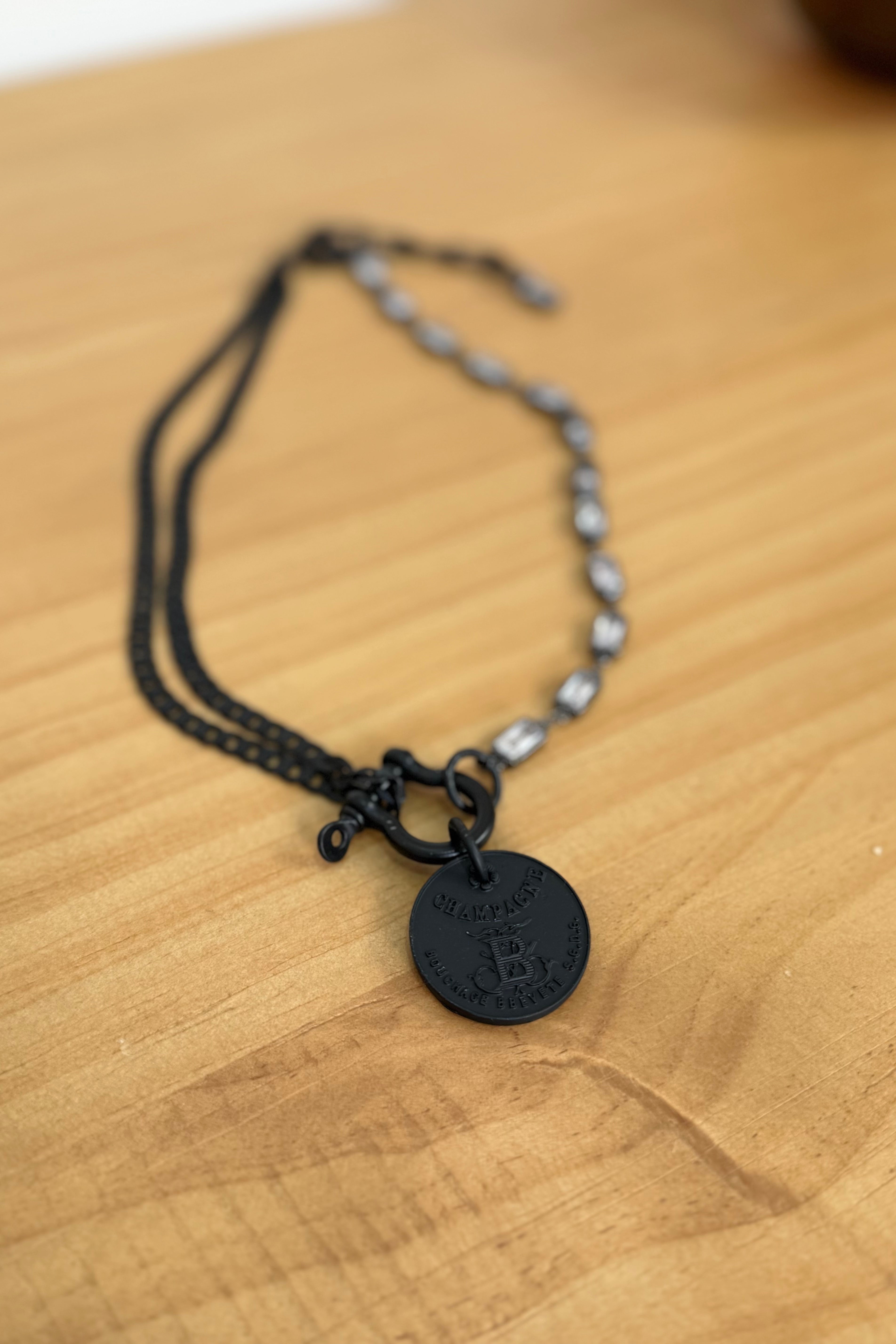 Mixed Signals Pendant Necklace