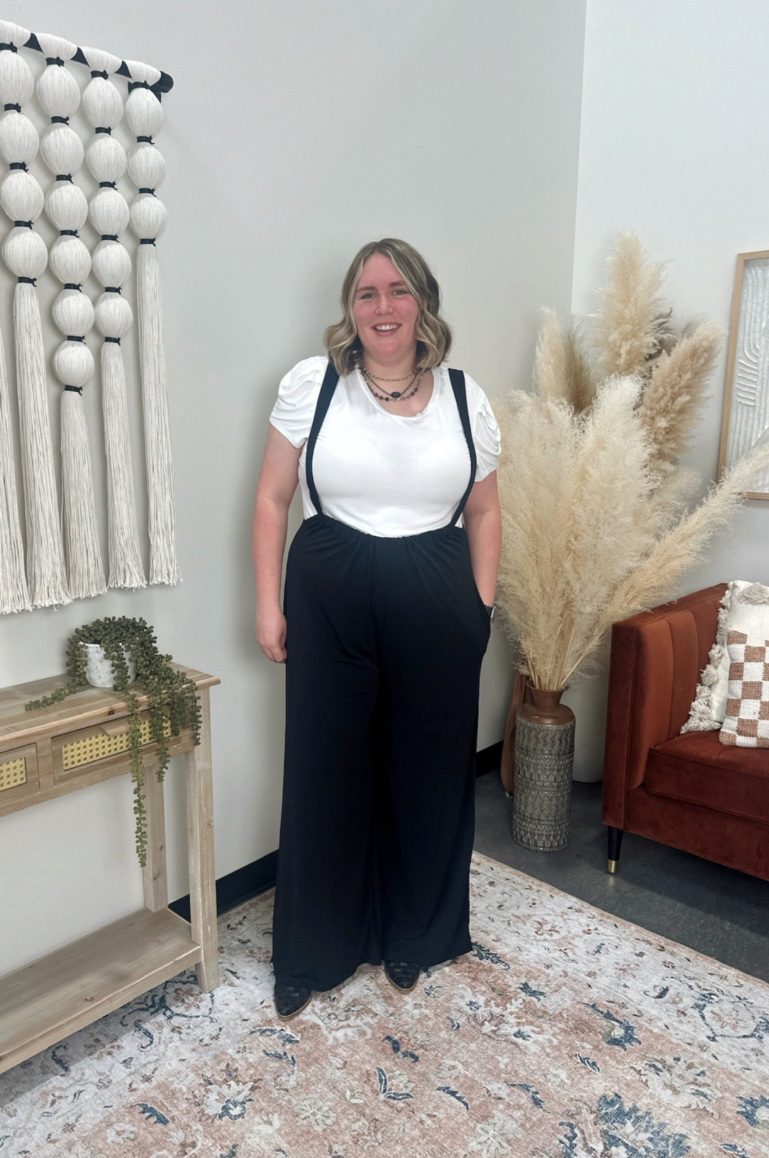 The Sand + Charcoal Your Best Dreams Jumpsuit - FINAL SALE