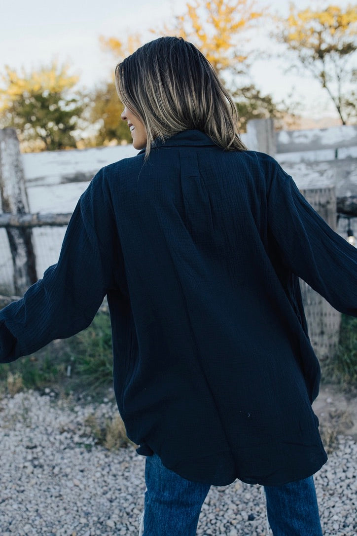 Ayden Woven Tunic Top - FINAL SALE