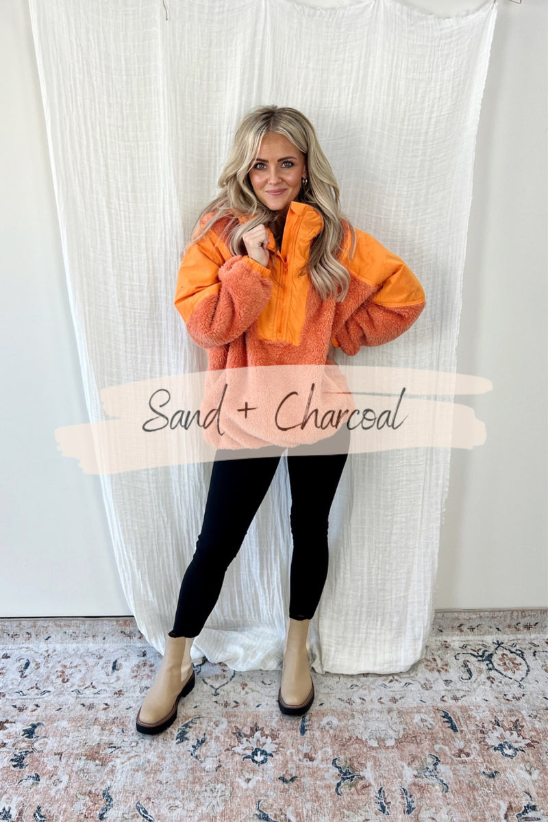 Chandler Hooded Sherpa Pullover