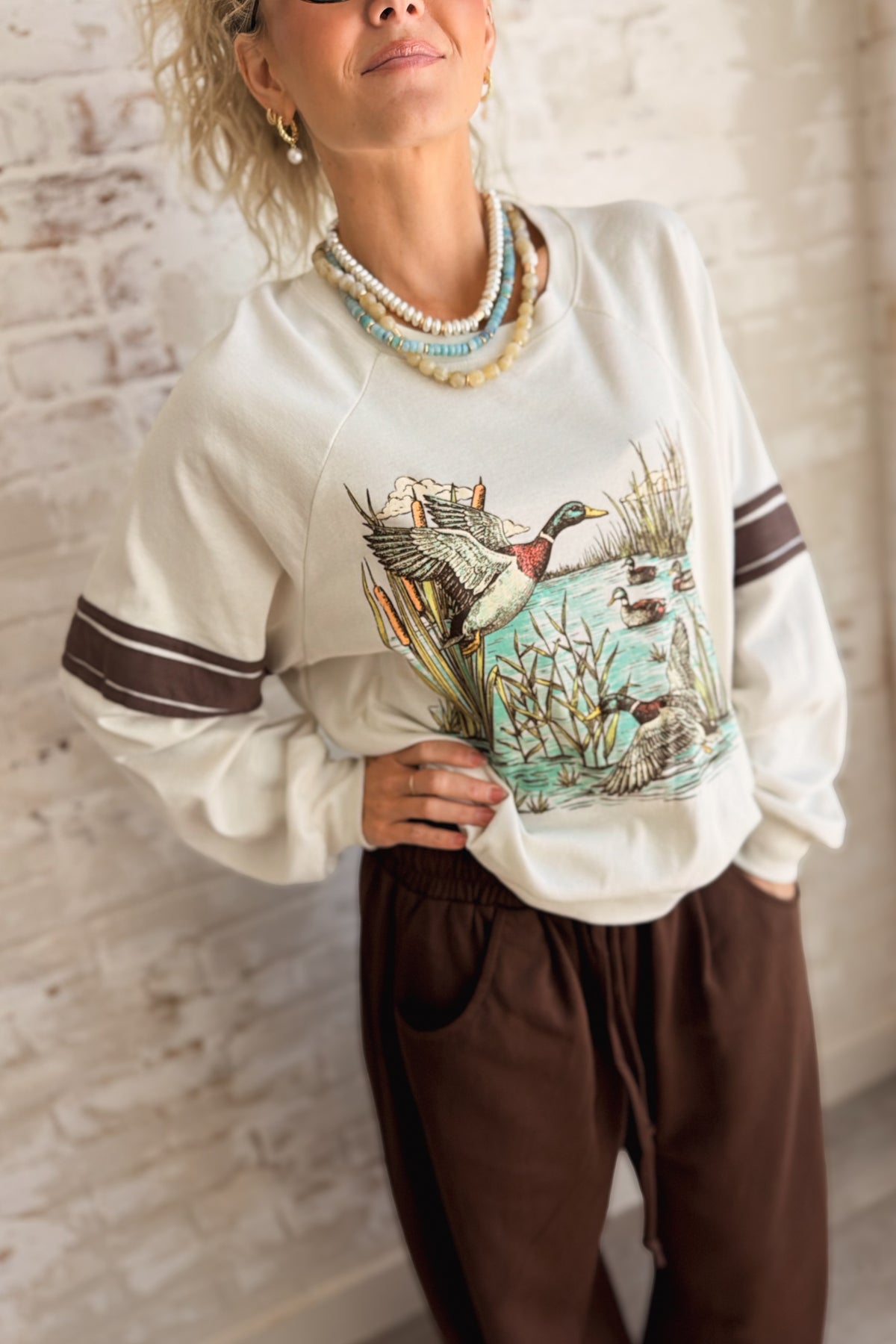 Opening Day Mallard Graphic Sweatshirt