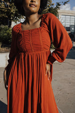 Rosie Square Neck Maxi Dress