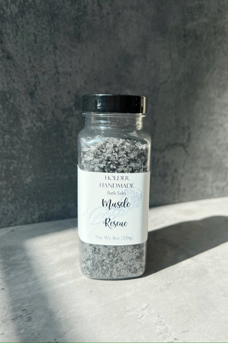 Holder Handmade Muscle Rescue Bath Salts