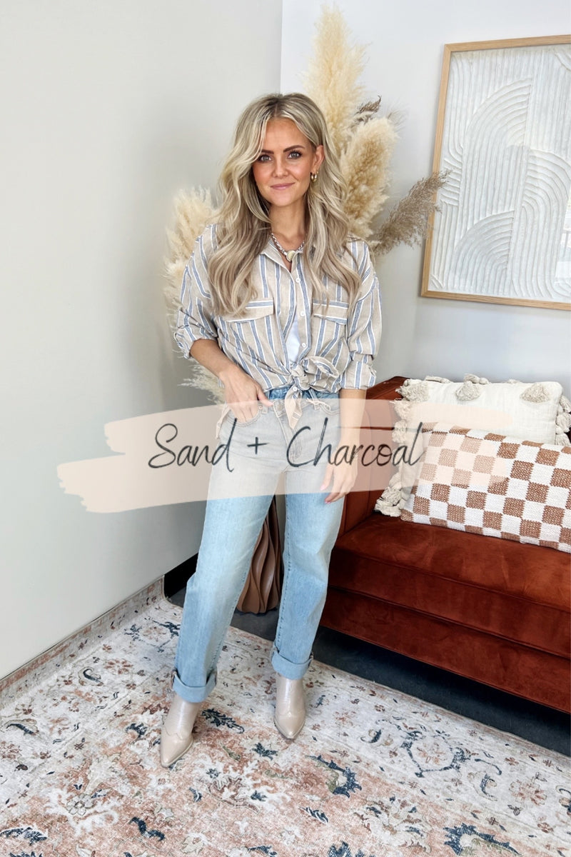 Delle Button Down Shirt