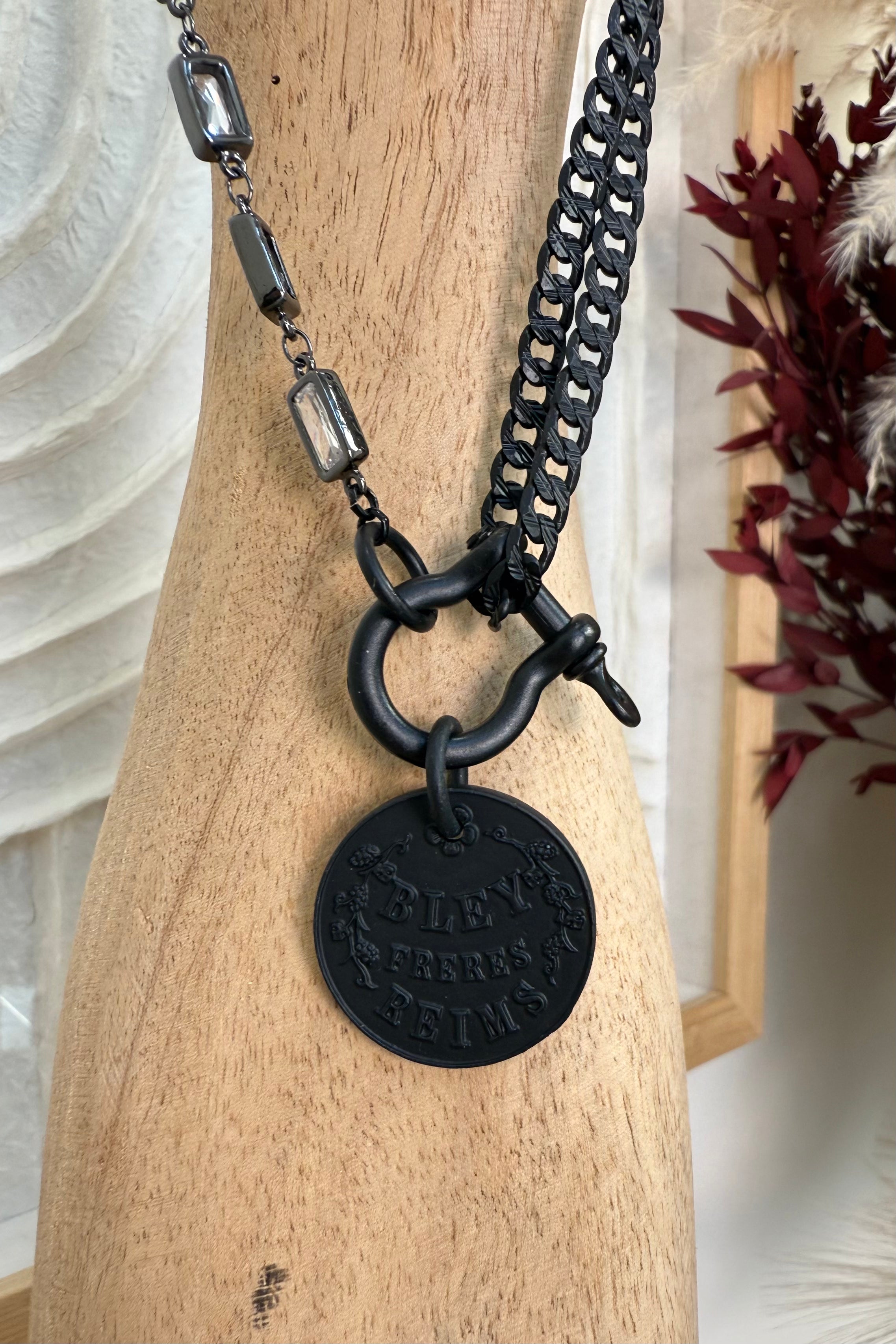 Mixed Signals Pendant Necklace