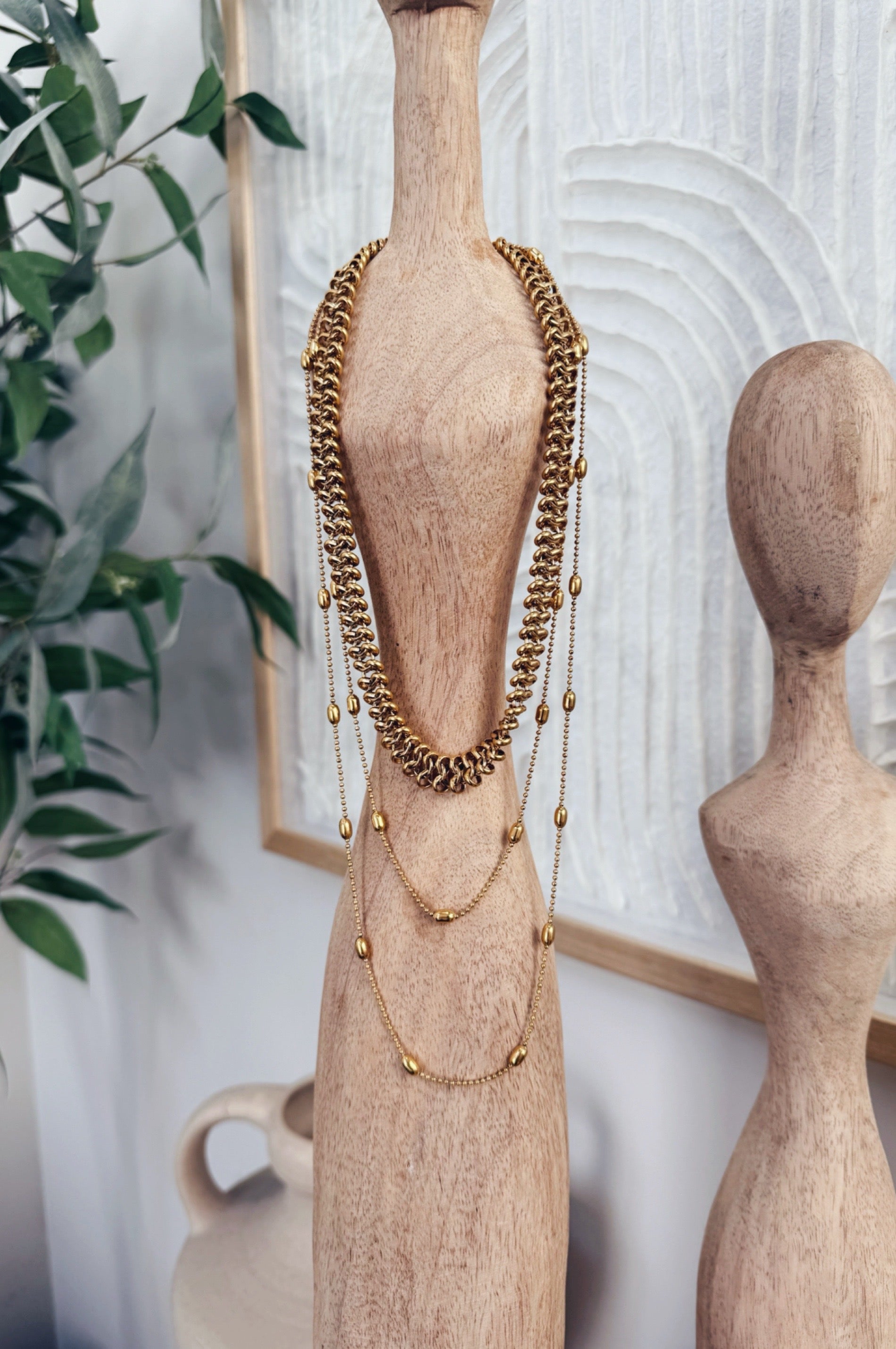 Elemental Trio Layered Necklace