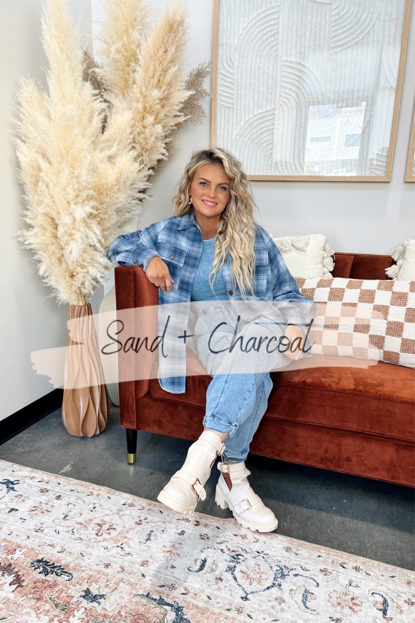 Raelynn Oversized Plaid Button Down - FINAL SALE