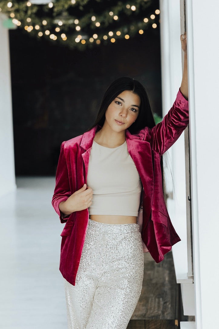 Owen Velvet Blazer - FINAL SALE