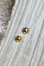 Twisted Silver Spot Earrings