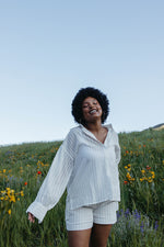 Della Blouse and Short Set