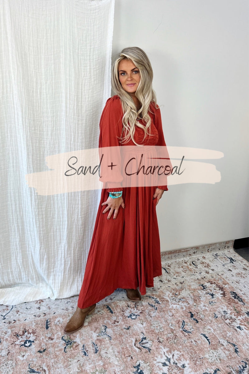 Rosie Square Neck Maxi Dress