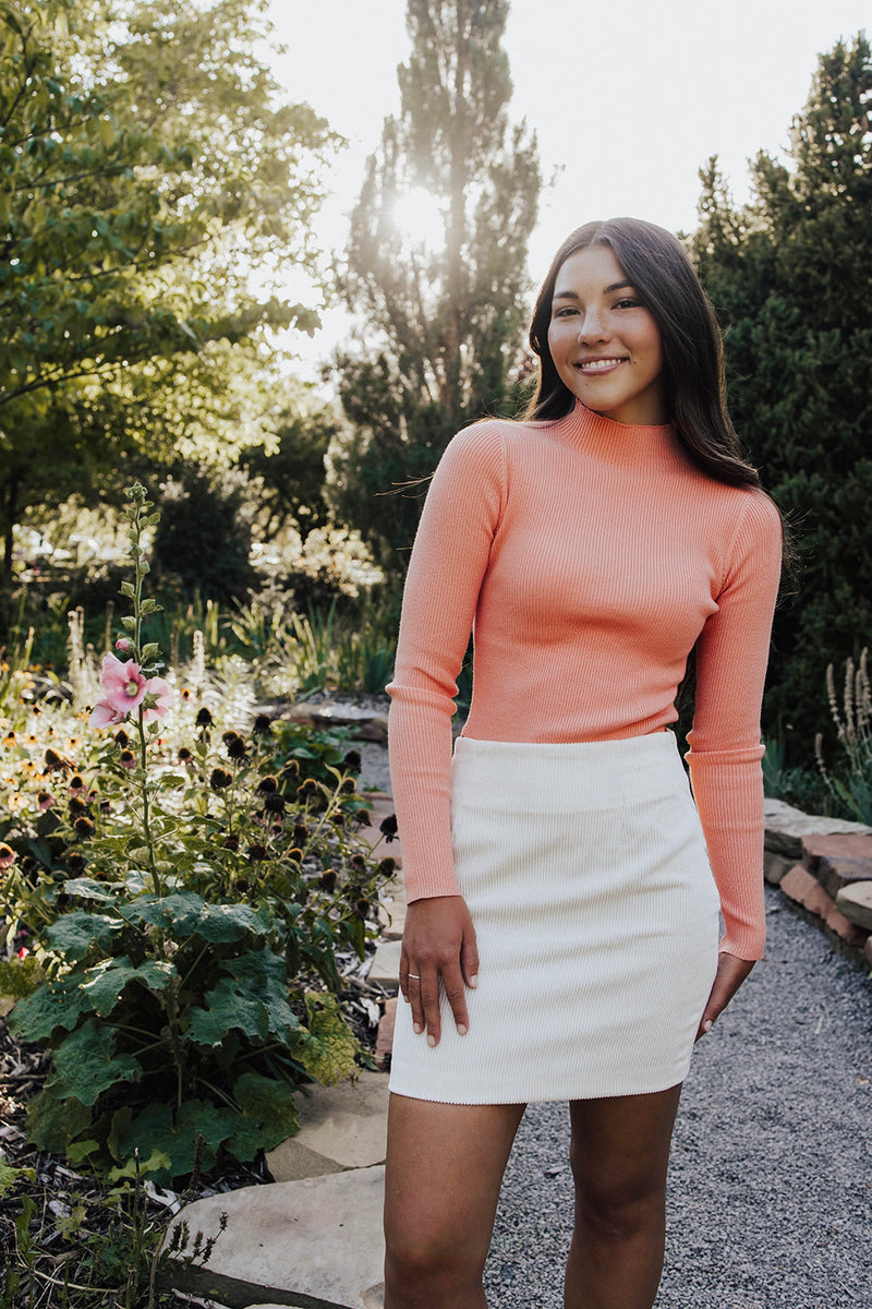 Tori Corduroy Mini Skirt