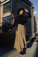 Tina Smocked Waist Maxi Skirt