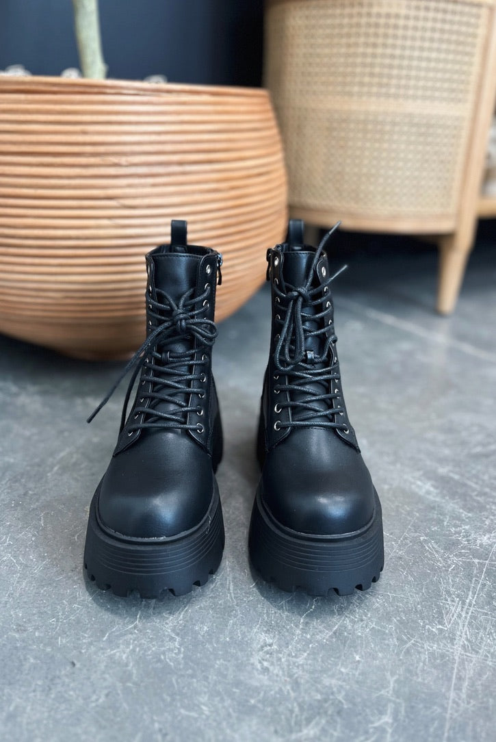 Blade Chunky Combat Boots - FINAL SALE