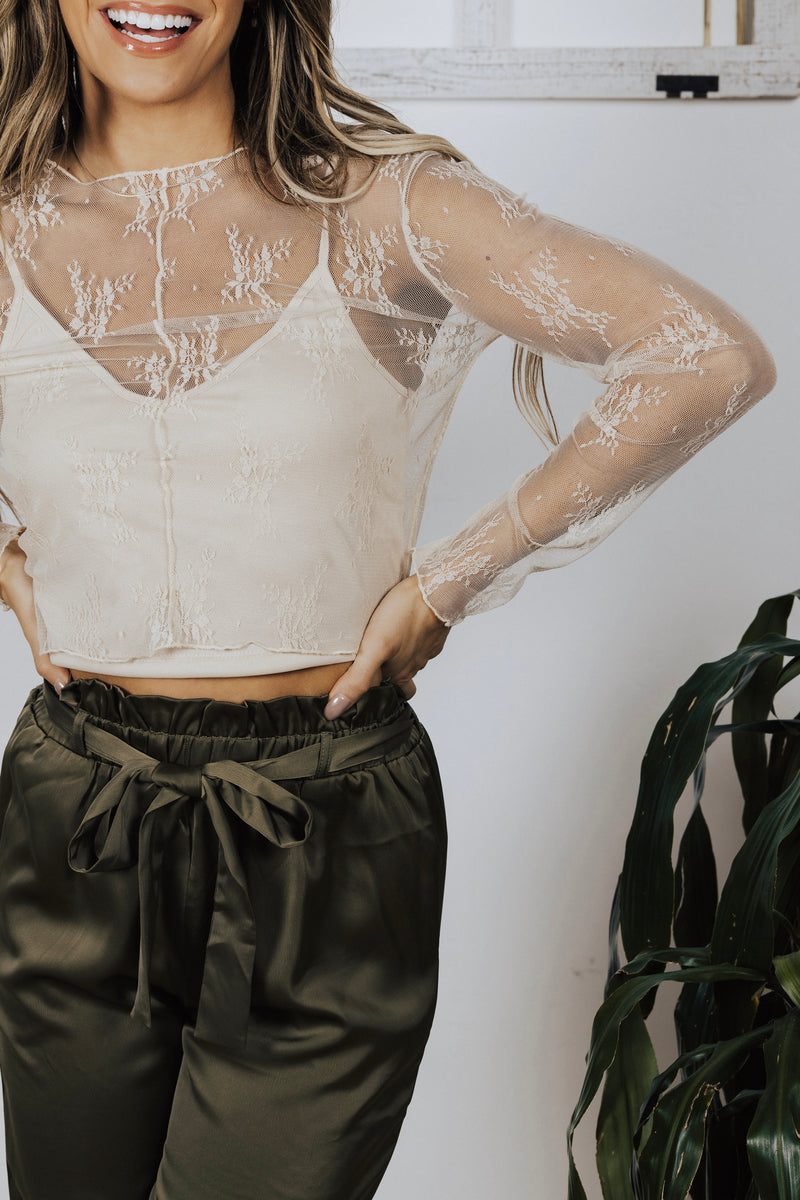 Clara Long Sleeve Lace Top