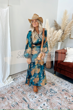 Astr Quinn Floral Cutout Midi Lux Collection