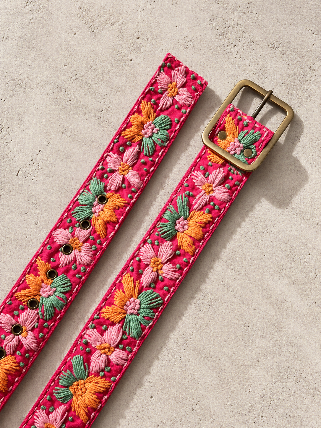 Tie It Together Embroidered Belt