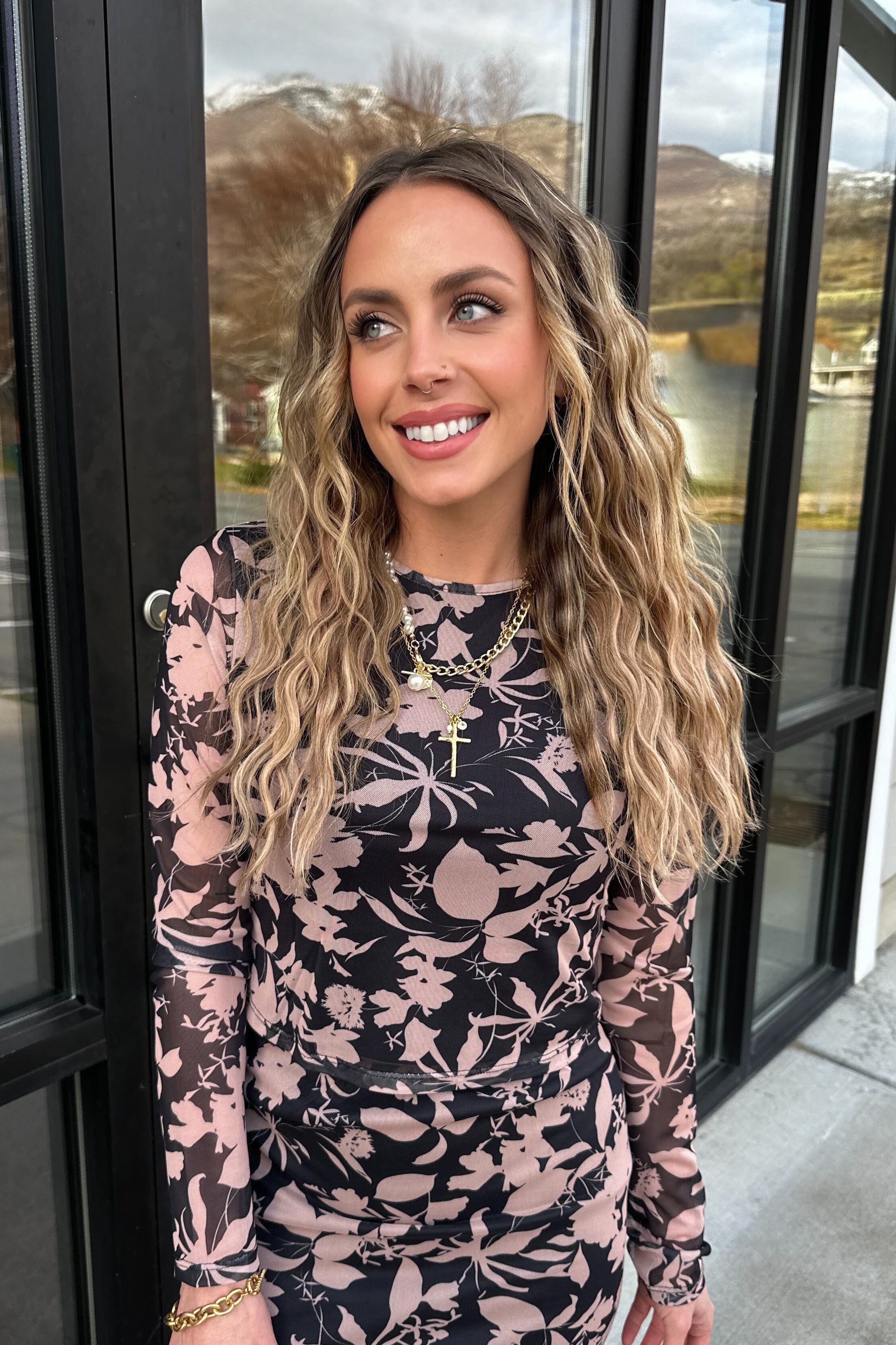 Wilted Grace Mesh Top