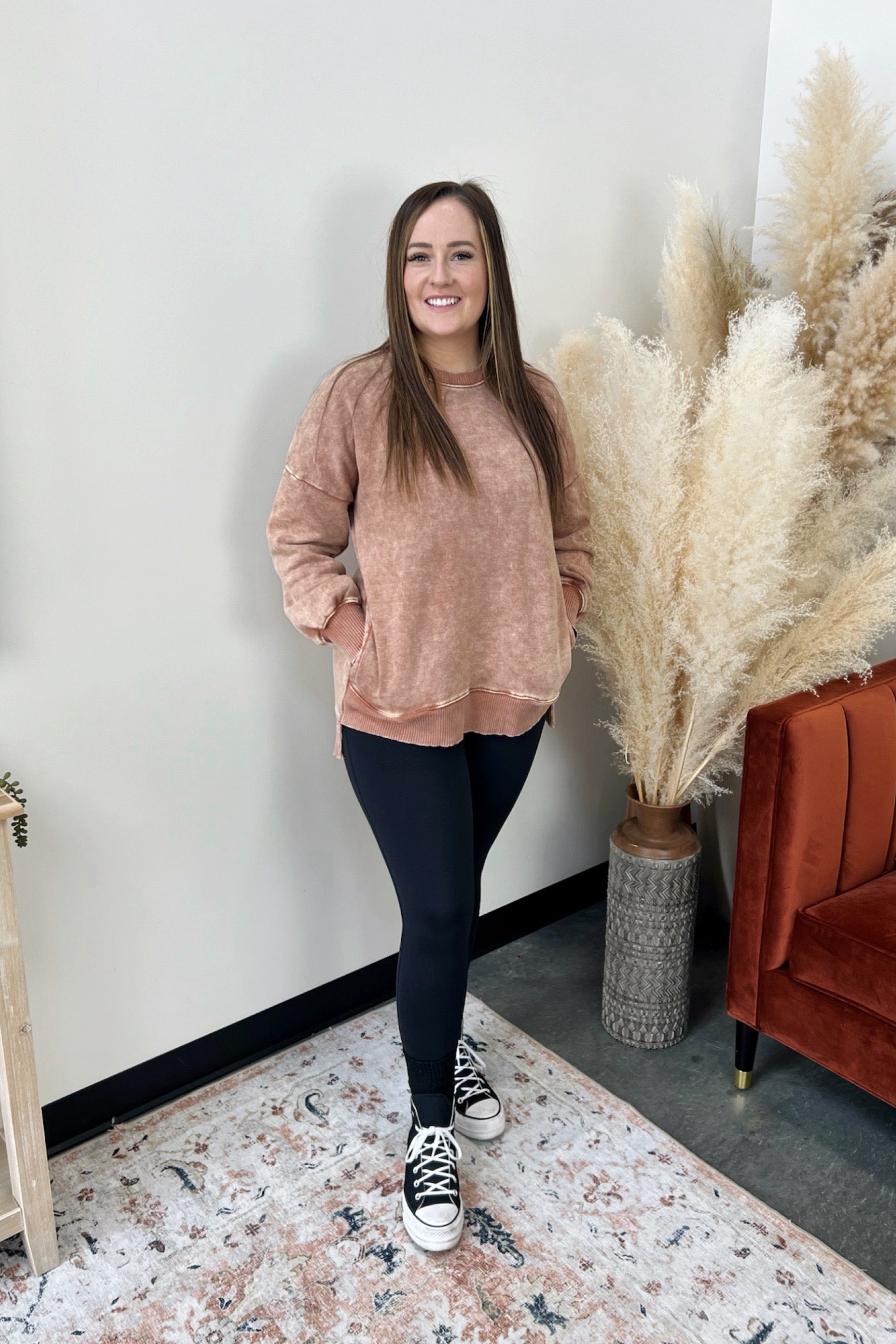Arches Acid Wash Pullover - FINAL SALE