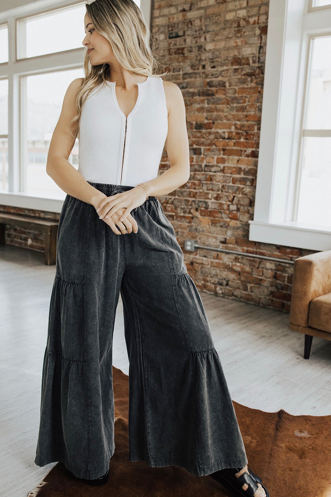 Alabaster Knit Tank Top - FINAL SALE