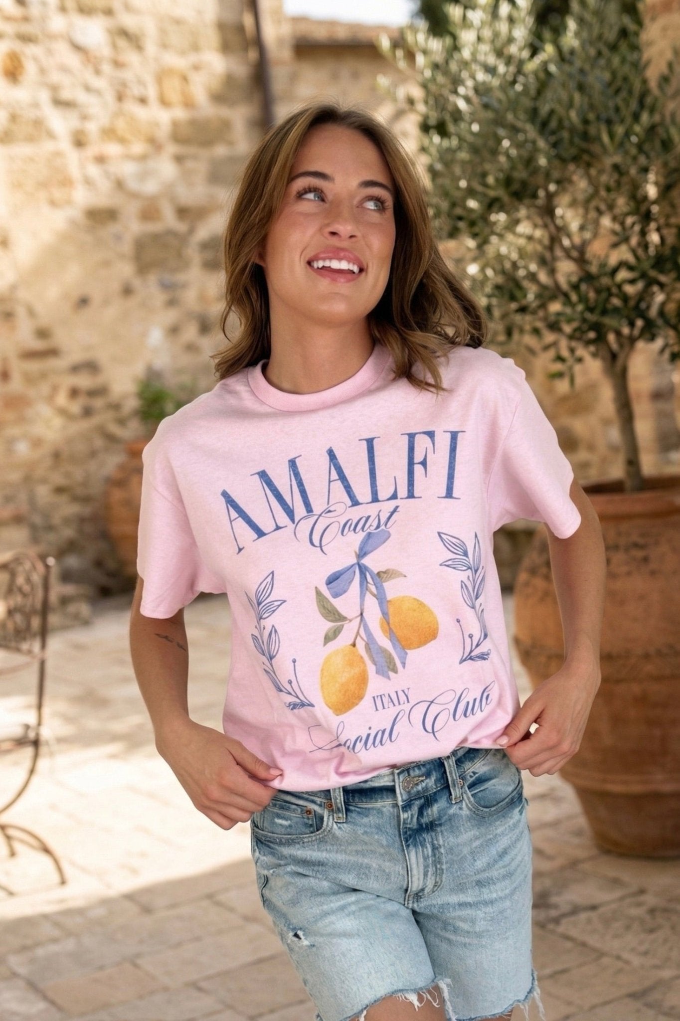 Amalfi Coast Graphic Tee - FINAL SALE