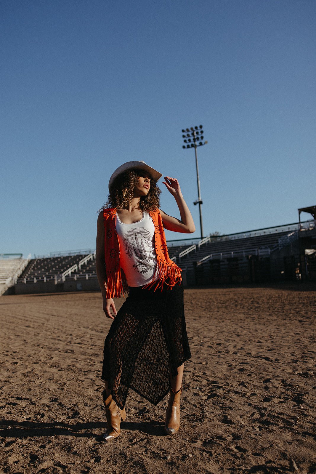 Barnfire Babe Fringe Vest