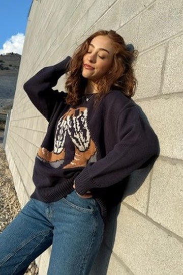 Bootcut Blues Sweater