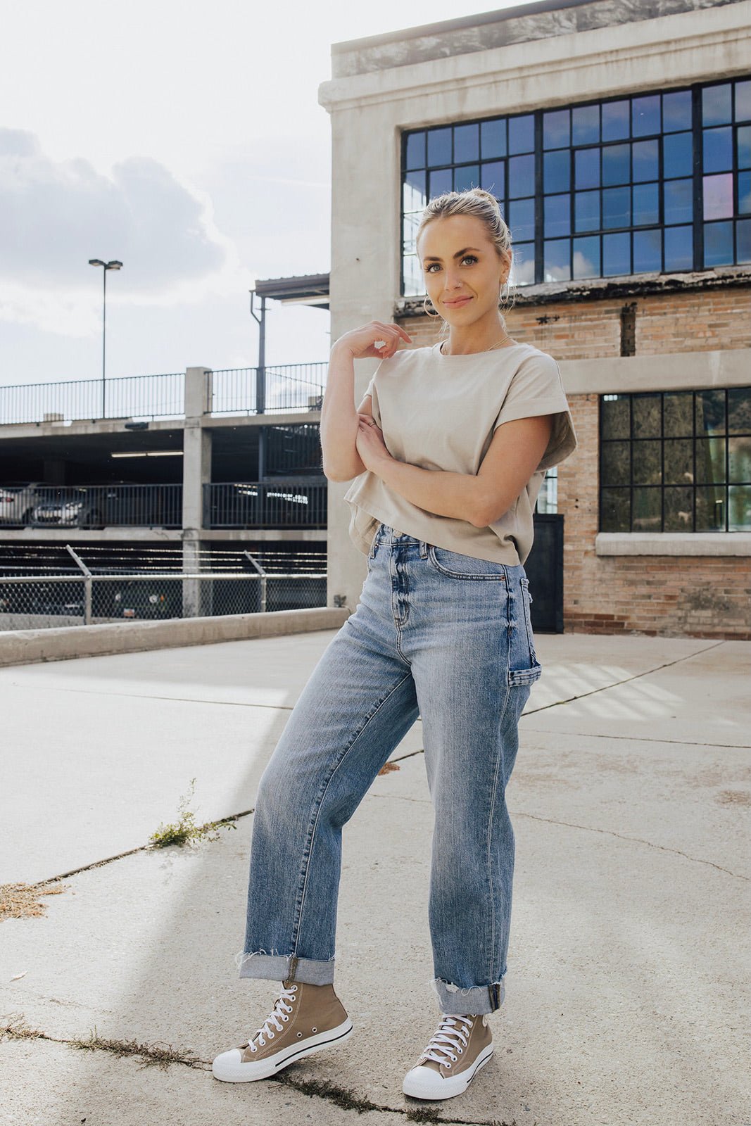 Bradley Cuff Sleeve Top - FINAL SALE