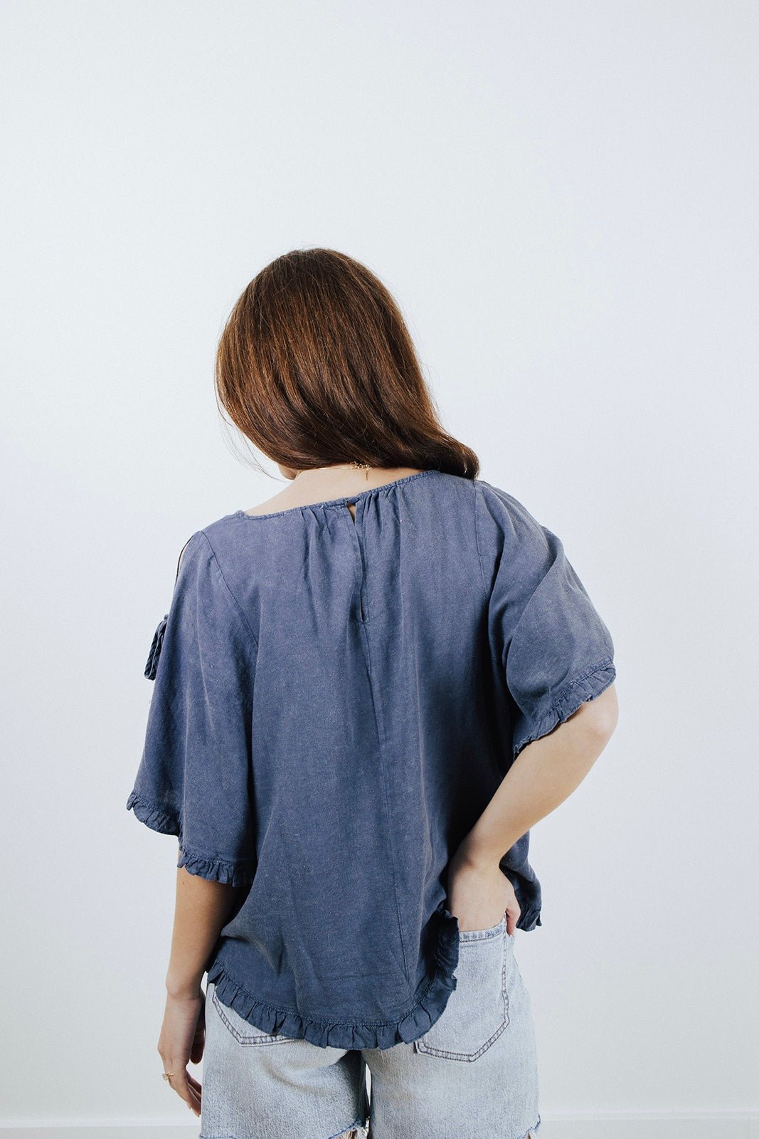 Bronx Ruffle Blouse - FINAL SALE