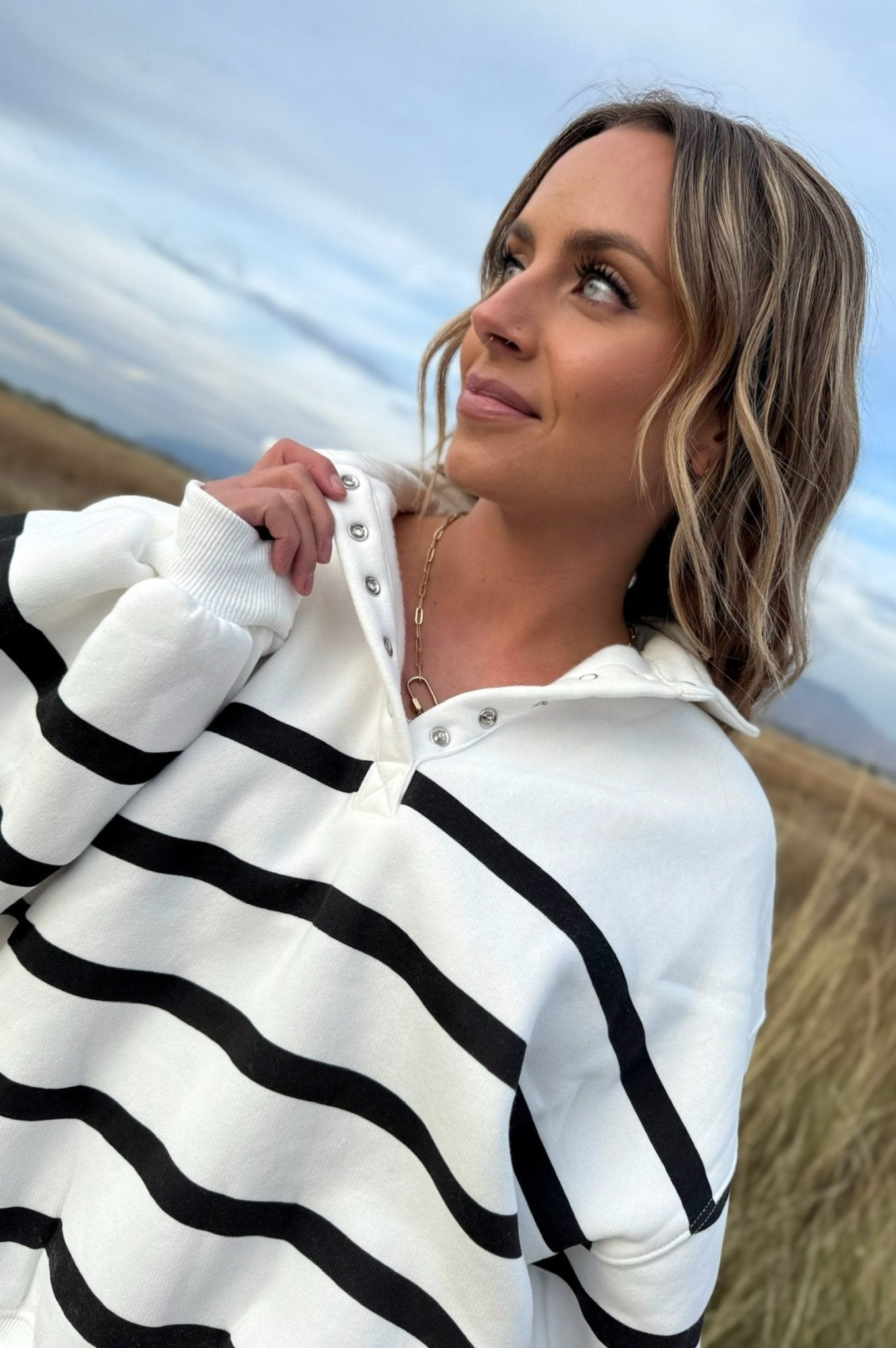 Brookside Striped Pullover