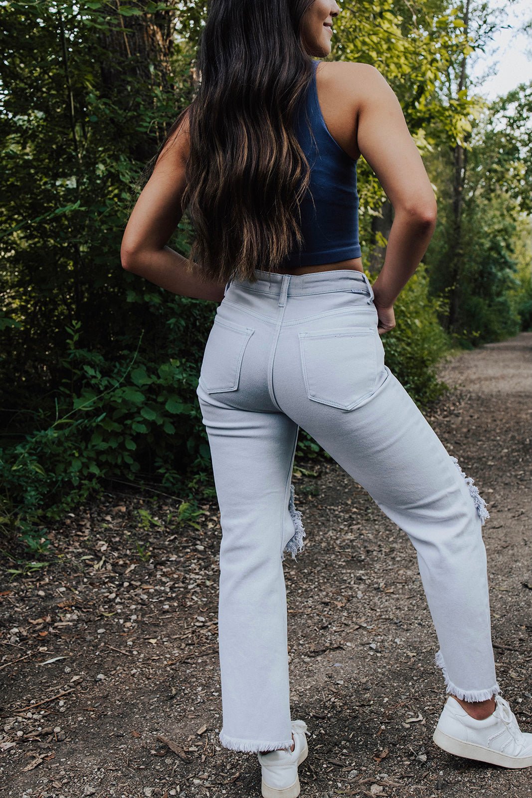 Conrad Distressed Straight Jeans - FINAL SALE