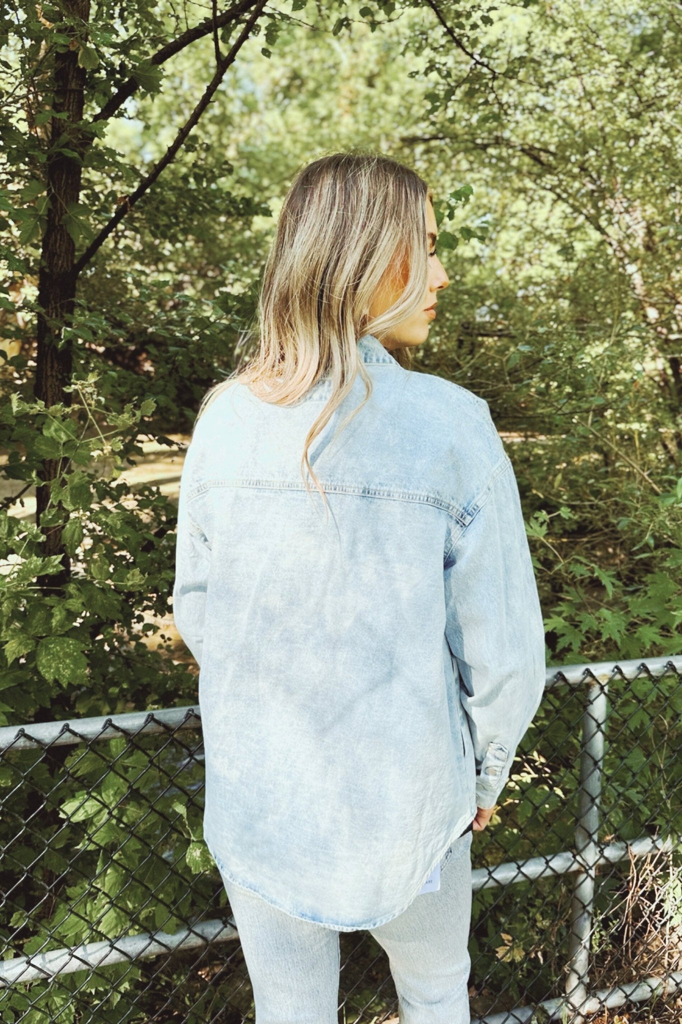 Dopamine Denim Shacket