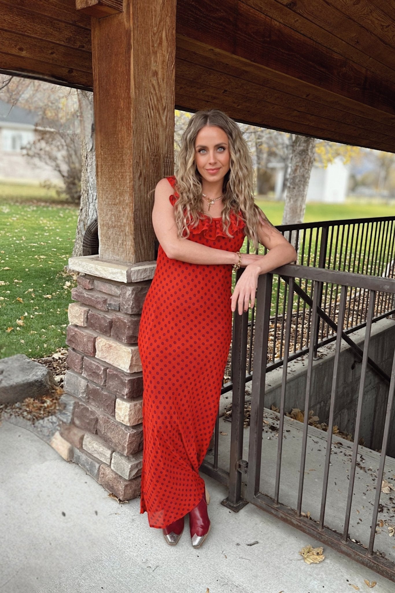 Dot Me Up Maxi Dress