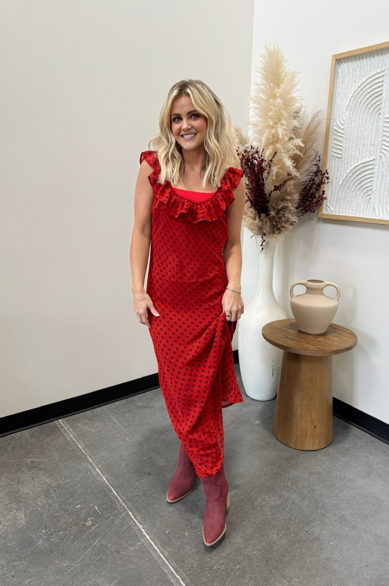 Dot Me Up Maxi Dress