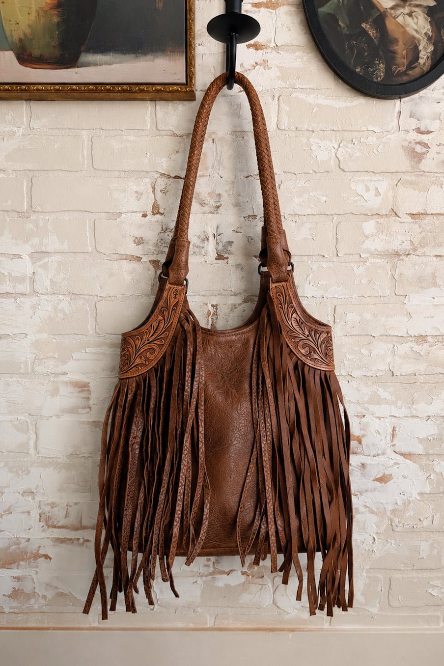 Dust Devil Western Leather Tote