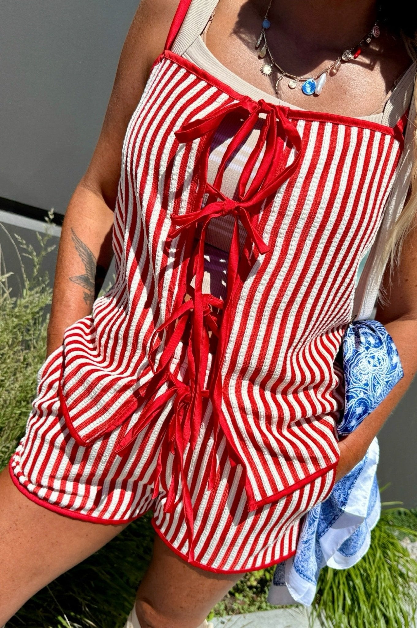 Fireworks & Flirtation Stripe Top